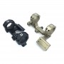 AIRSOFT ARTISAN BO Style 30mm Modular Mount for Milspec 1913 Rail System With T1/T2 Adapter (DDC)